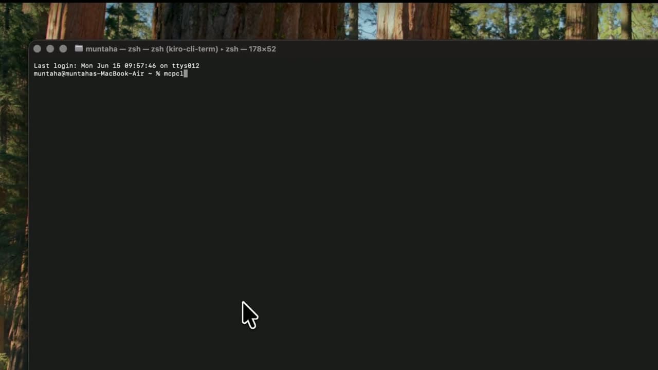 Zephex MCP tools demo in an AI coding editor